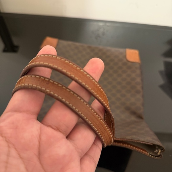 Celine Brown Macadam Small Tote Authentic - Picture 6 of 11